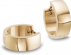 618012-1 Punakullatut korvarenkaat - Teräksiset korvakorut - 618012-1 - 1