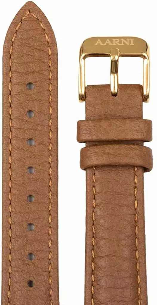 Aarni ranneke, konjakin v=C3=A4rinen, 16mm - Aarni miesten rannekellot - 12011 - 1