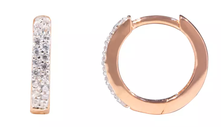 Drama kreoli zirkonein CKK221 - Hopeiset korvakorut - CKK221 - 1