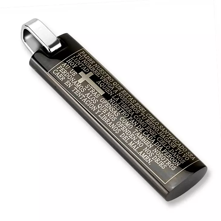 Isä Meidän rukous espanjaksi H5581 - Teräksiset kaulakorut - H5581 - 1