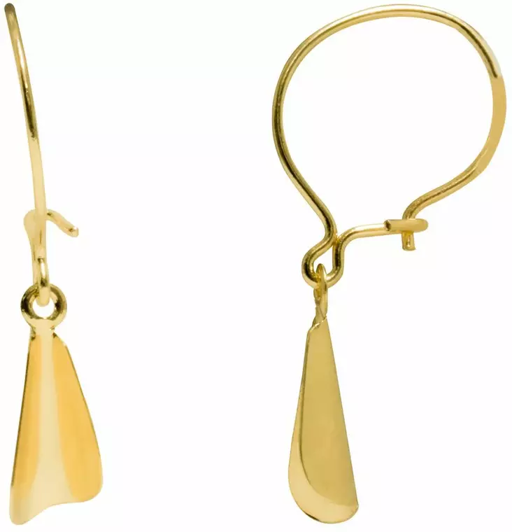 Avo kyynel koukku K40151 - Kultaiset korvakorut - K40151 - 1