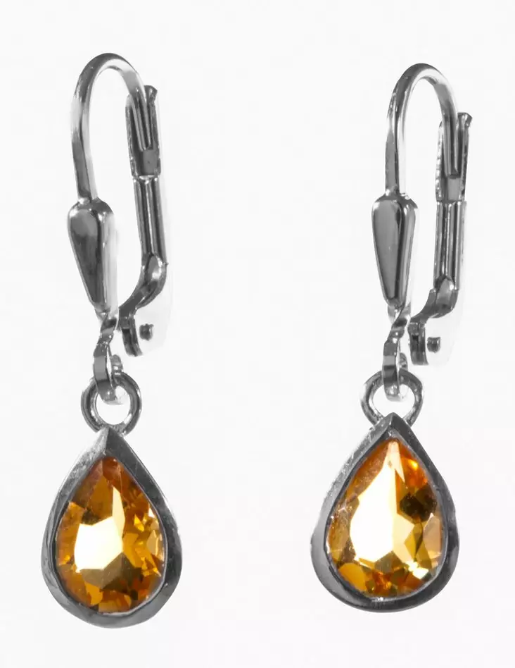 Korvakoru Sitriini koukku - Hopeiset riipukset - CKK211 - 1