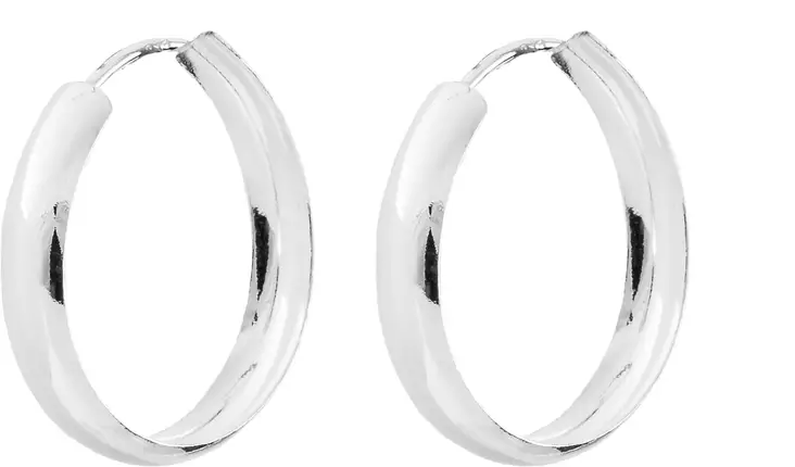 Korvarengas 3x15 mm - Hopeiset korvakorut - H3001 - 1