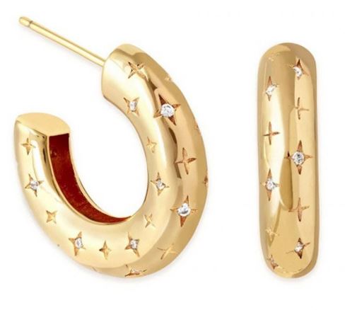 Korvarengas T=C3=A4htikuvio zirkonit - Korumetalli korvakorut - ZK3131 - 1