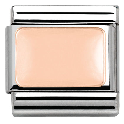 Nomination RoseGold 9K laatta - Composable Classic - 430101-01 - 1