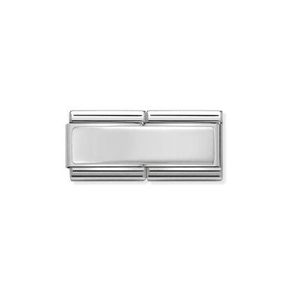 Nomination Tuplapala, Hopeinen laatta 330710-01 - Composable Classic - 330710-01 - 1