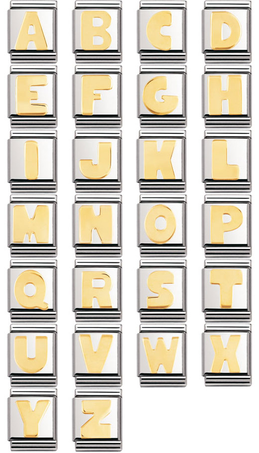 Nomination Big palat - aakkoset - Composable Big - 032101-01 - 1