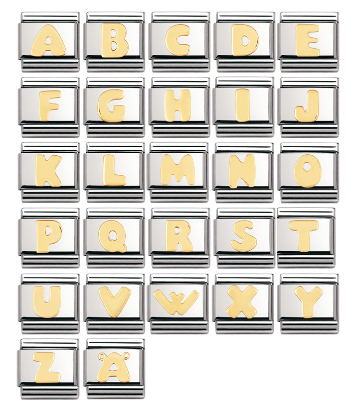 Nomination pala - aakkoset - Composable Classic - 030101-01 - 1