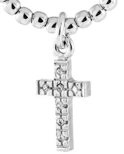 Risti palloketjussa FS9951-001 - Rippiristi hopea - FS9951-001 - 1