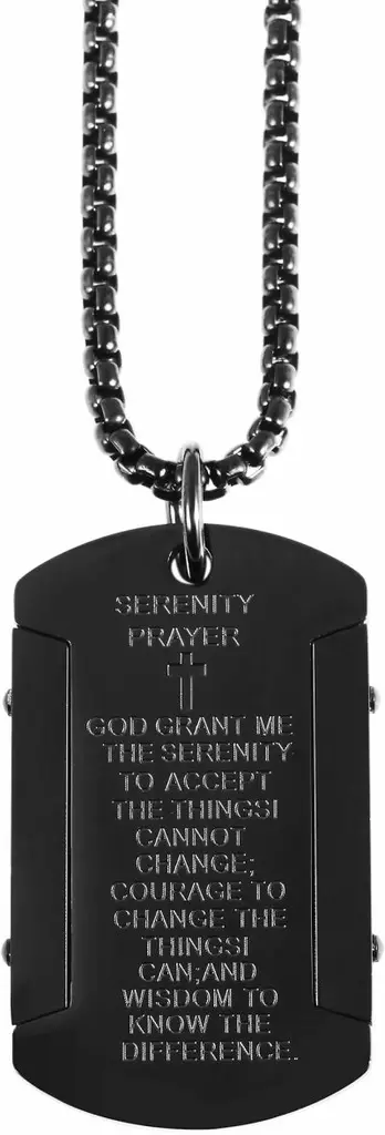 Serenity prayer laattariipus SH368-01 - Teräksiset kaulakorut - SH368-001 - 1