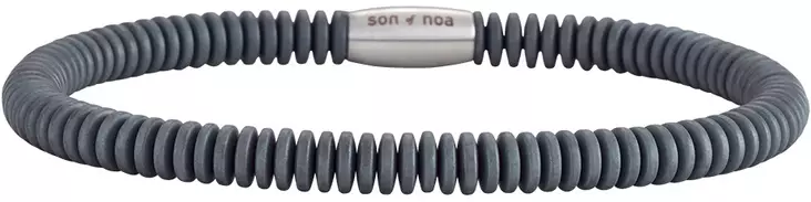 Son of Noa Hematite Disc rannekoru 898007-21 - Nahkaiset rannekorut - 898007-21 - 1