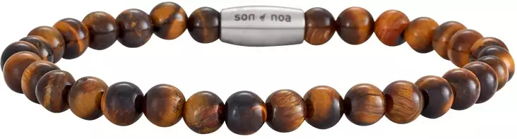 Son of Noa Shiny Tiger eye rannekoru 898000-21 - Nahkaiset rannekorut - 898000-21 - 1