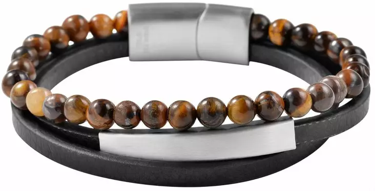 Tiikerinsilm=C3=A4 rannekoru SH285-001 - Nahkaiset rannekorut - SH285-001 - 1