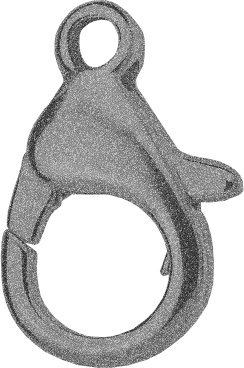 Titaaninen karabiinilukko - Korujen varaosat - 134601 - 1