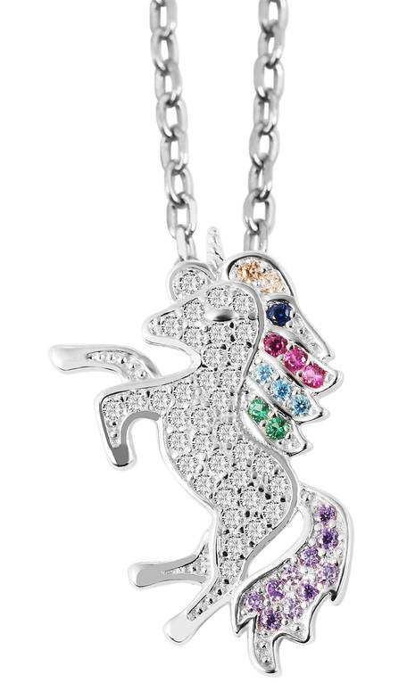 YKsisarvisriipus zirkoneilla 5310145-001 - Hopeiset riipukset - 5310145-001 - 1