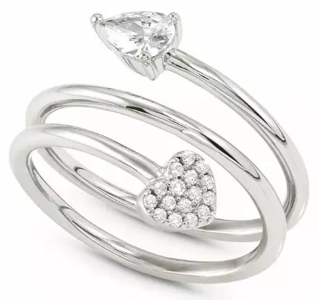 Nomination Lucentissima sormus 240700-001 - Hopeiset sormukset - 240700-001 - 1