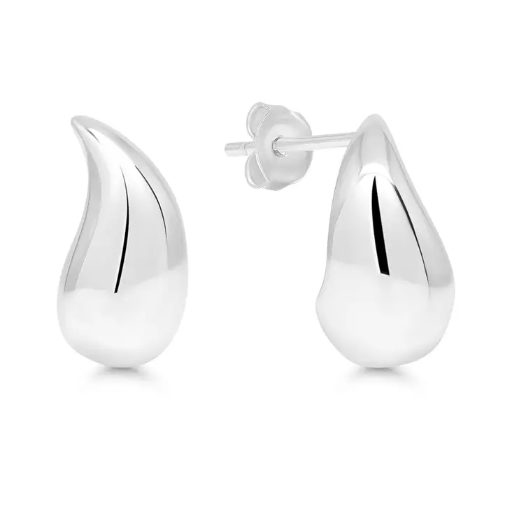 Pisara hopeakorvakorut, rod. - Hopeiset korvakorut - BOL-E0891 - 1