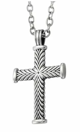 Risti-riipus Silver teräs - Teräsriipukset - PSS051 - 1