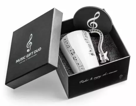 Kahvimuki Sähkökitara musta 2,5dl - Muut käyttöesineet - Z3771 - 1