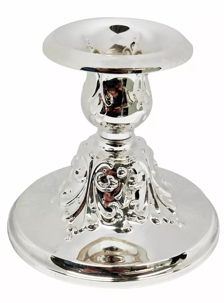 Hopeinen kynttilänjalka KH-KJ1 - Kynttilänjalat - KH-KJ1 - 1