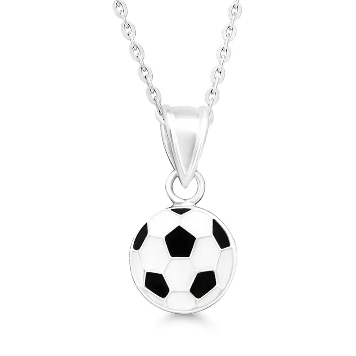 Jalkapallo-riipus hopea 9mm - Hopeiset riipukset - AN140131 - 1