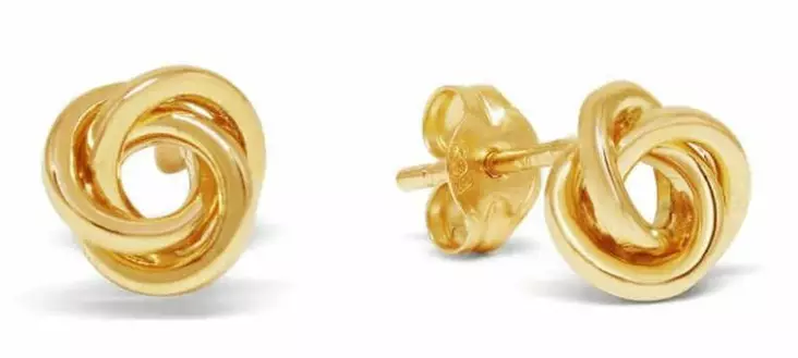KK TAPPI SOLMU KULTA - Kultaiset korvakorut - 174951 - 1