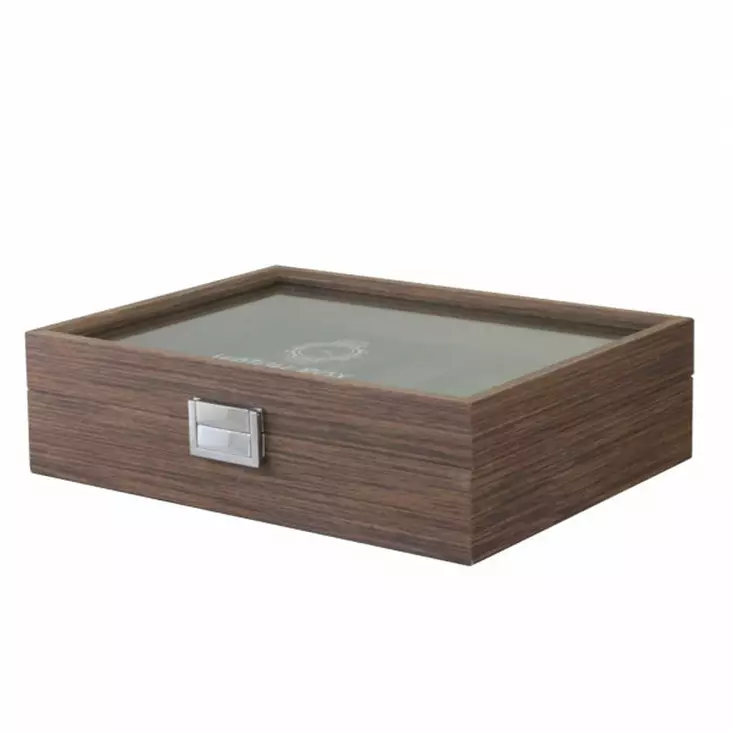 ManBox Kellolaatikko Ulm ruskea ZE141 suljettuna - Lahjaideat miehelle - ZE141 - 1