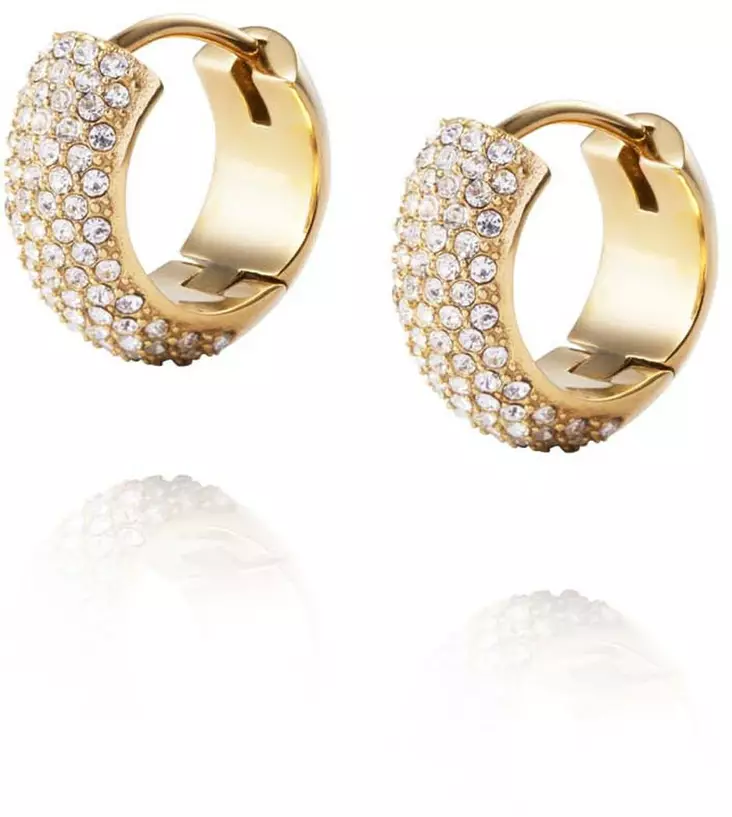 Mockberg Amour Gold Hoops Medium MO211 - Teräksiset korvakorut - MO211 - 1