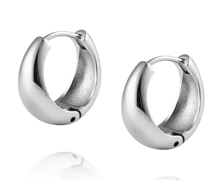 Mockberg Bold Hoops Silver - Mockberg korut - MO691 - 1