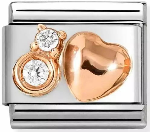 Nomination pala Rose sydän ja kivet 430305-51 - Composable Classic - 430305-51 - 1