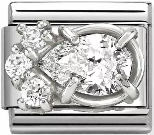 Nomi pala white double drops - Nomination combosable classic - 330329-01 - 1