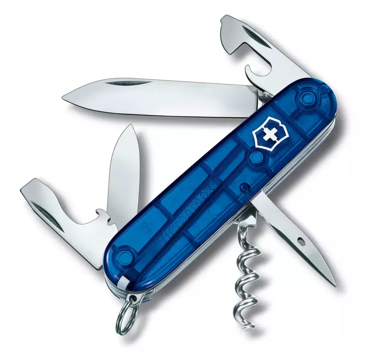 Victorinox Spartan blue transparent monitoimityökalu 1.3603.T2B1 - Victorinox monitoimityökalut - 1.3603.T2B1 - 1