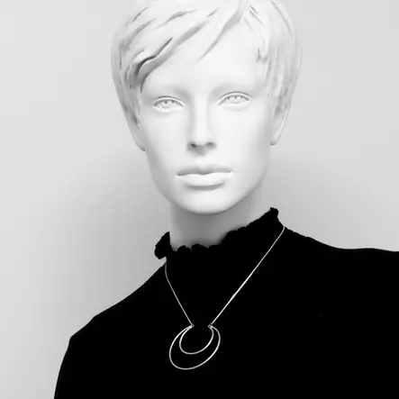 Alicia II hopeinen kaulakoru - Super outlet - kaulakorut ja riipukset - 801-2 - 2