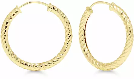 RI-602 Hoop Korvarengas 18mm - Kultaiset korvakorut - RI-602 - 1