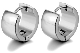 Ter=C3=A4srengaskorvakorut Kiilt=C3=A4v=C3=A4 Flakka GK002 - Teräksiset korvakorut - GK002 - 1