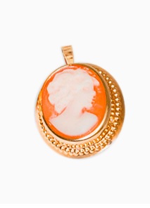 Kame-riipus 13x18 mm - Kultaiset riipukset - K10092 - 1