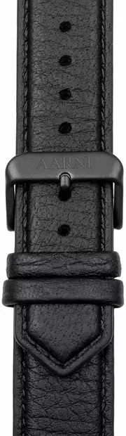 AARNI RANNEKE MUSTA XL, 20MM - Aarni miesten rannekellot - 12012 - 2