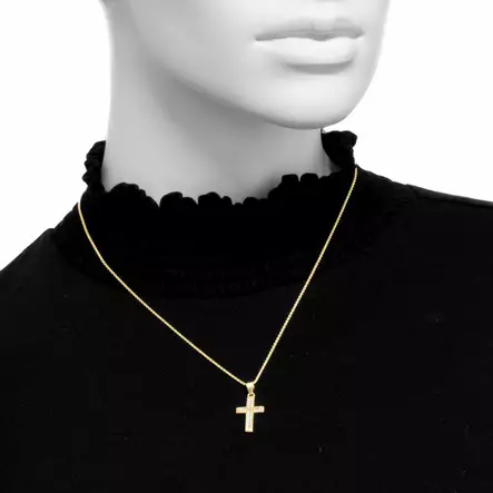 HOPEARISTI ZIRKONEILLA SH104-002 - Rippiristit kullattu hopea - SH104-002 - 2