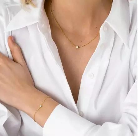 Mockberg Shiny gold hoops small - Mockberg korut - MO562 - 2