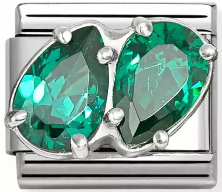 Nomi pala green double drops - Nomination combosable classic - 330329-12 - 1