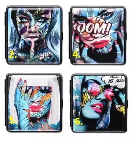 Savukerasia Hot Lady - Korttikotelot ja rasiat - ZB689-2 - 1