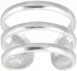 Puriste Triple Line Ear Cuff Y3222 - Hopeiset korvakorut - Y3222 - 1