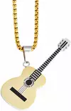 Kaulakoru Akustinen Kitara Kulta SH361-002 - Teräksiset kaulakorut - SH361-002 - 1