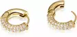 Mockberg Pave everyday medium gold hoops MB0192 - Teräksiset korvakorut - MB0192 - 4