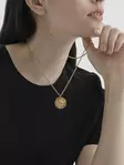 Kalevala Amuletti-hela Aurinkoleijona, pronssi - Amuletti - 38703132 - 2
