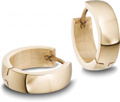 618012-2 Punakullatut korvarenkaat - Teräksiset korvakorut - 618012-2 - 1