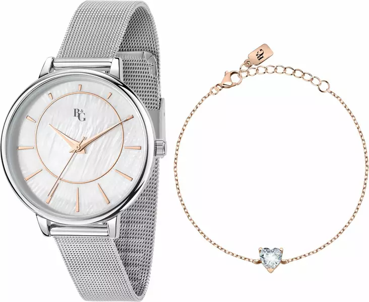 B&G Soleil kello ja korusetti - BeG rannekellot - R3853310502 - 1