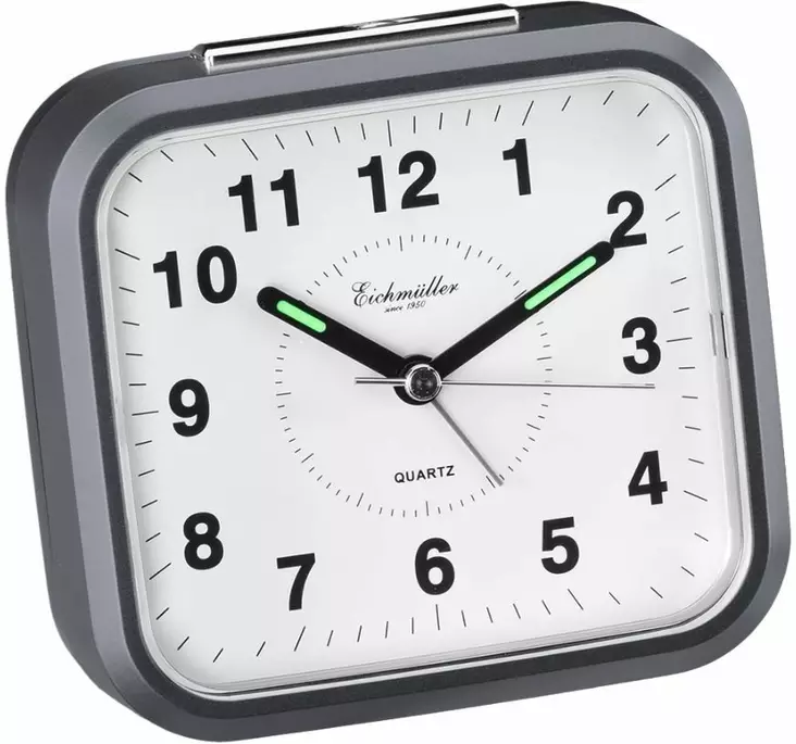 Eichmuller metalliharmaa 9836-02 - Herätyskellot - 9836-02 - 1