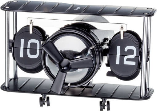 Flippikello Lentokone 9708-02 1 - Pöytäkellot - 9708-02 - 1