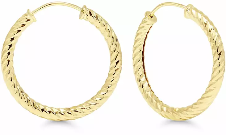 RI-602 Hoop Korvarengas 18mm - Kultaiset korvakorut - RI-602 - 1